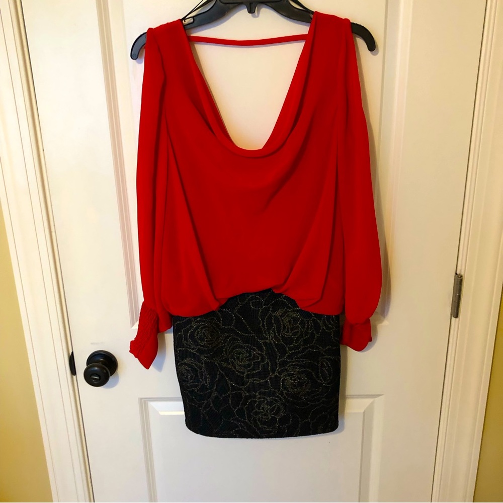 Papaya Party Dress